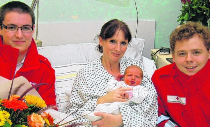 Von links: Fritz Hauser, Christine Rauch mit Leana und Markus Truckenthanner