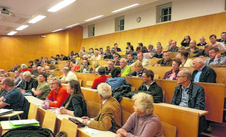 Das Interesse am Vortrag mit Peter Sturm war groß. Foto: Susanna Hutsteiner