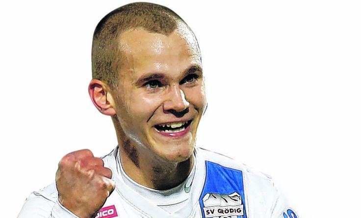 Christian Derflinger konnte im Herbst zwei Bundesliga-Treffer bejubeln. Foto: Gepa/M. Oberlaender