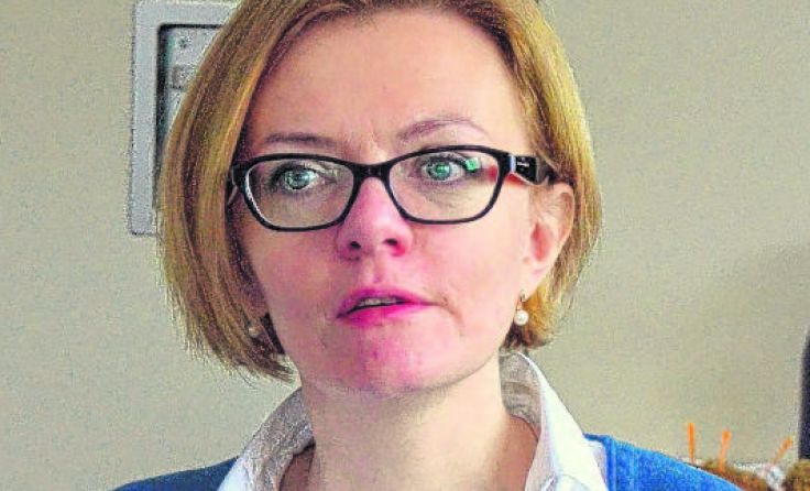 Tatjana Zhuk besuchte die HLW Steyr Foto: Caritas OÖ
