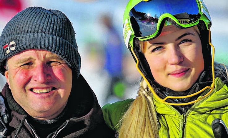 Peter und Claudia Hartl freuen sich über vier WM-Medaillen. Foto: Plohe