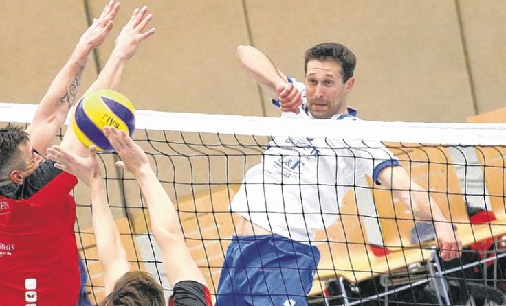 Steyrs Herren kämpfen wacker, verlieren gegen Salzburg aber mit 1:3. Foto: Moser