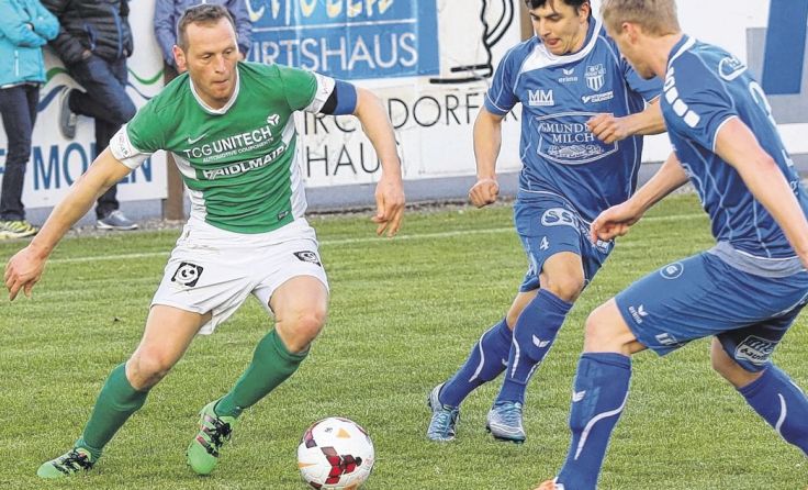 Mathias Roidinger (links) ist Micheldorfs Matchwinner. Foto: Dietmaier