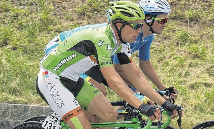 Sebastian Baldauf (vorne) wird 17. der Gesamtwertung. Foto: Eisenbauer