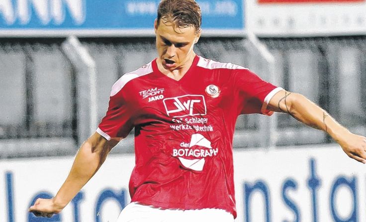 Der neue Stürmer Radek Gulajev könnte sein Pflichtspiel-Debüt für Vorwärts geben. Foto: Moser