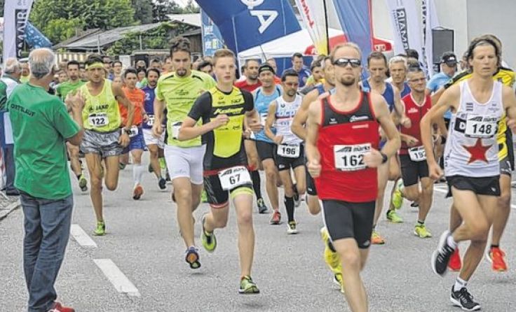 Start zum Hauptlauf in Gleink