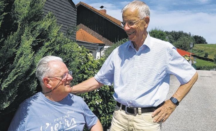 Richard Lentsch (links) bildet mit Bruno Weißengruber ein gut funktionierendes Tandem.