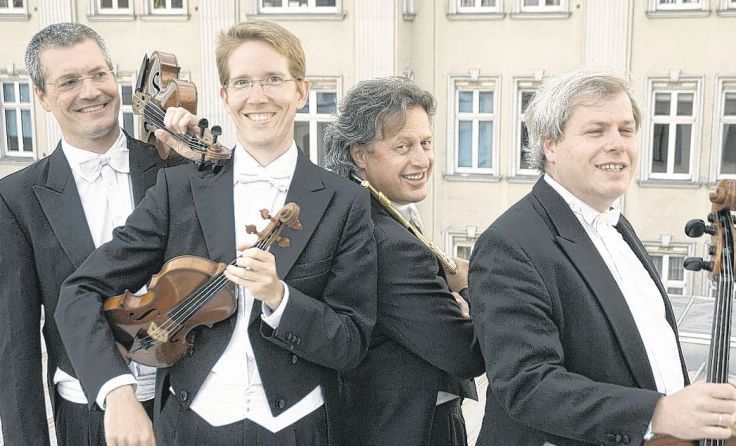 Das Streichquartett Mozart Ensemble spielt am 24. September. Foto: Nancy Horowitz