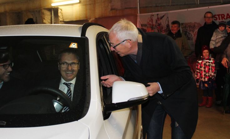 Leopold Födermayr verzichtete bei der Premierenfahrt auf eine Parkgebühr.