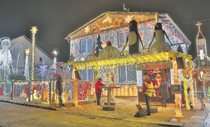 Das Lichterhaus lockte in den letzten Jahren viele Schaulustige an. Foto: geh 