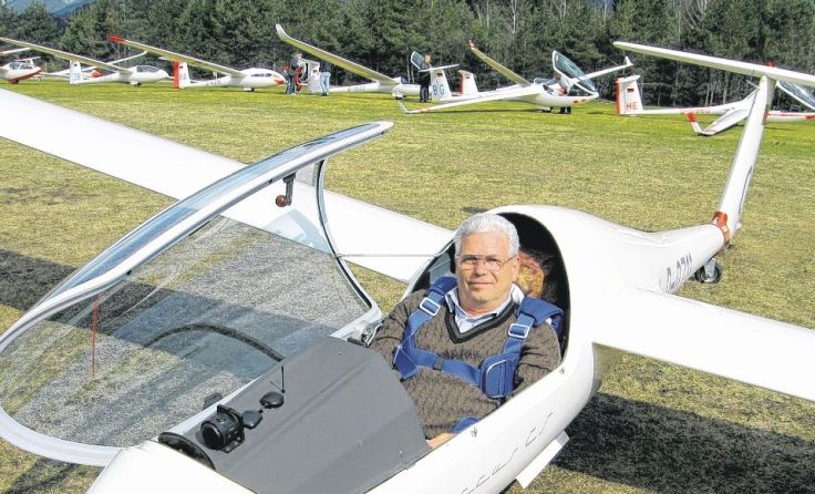 Harald Eisterlehner hat in seiner Karriere 4115 Flüge absolviert. Foto: Sportflieger Steyr