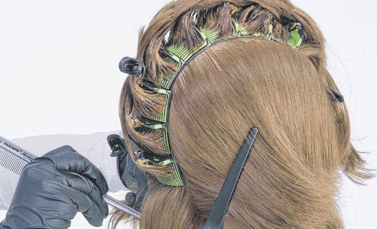 So werden die Spezialkämme angewendet. Foto: Rußkäfer