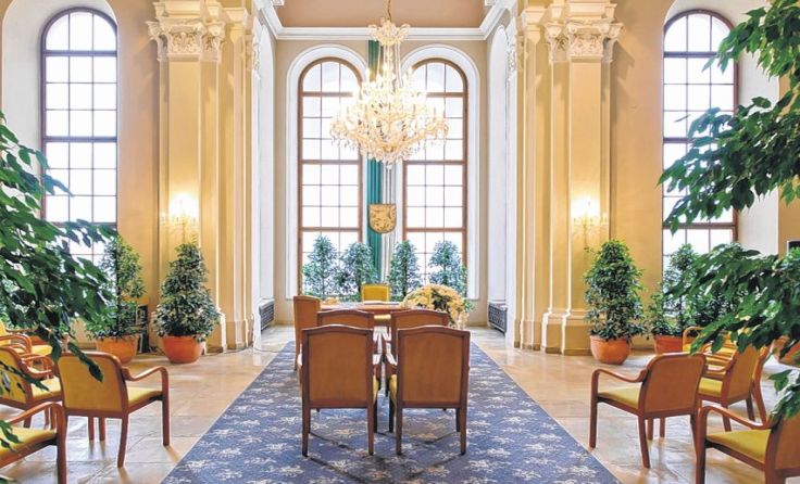 Der barocke Trauungssaal im Schloss Lamberg Foto: ÖBf/Simlinger