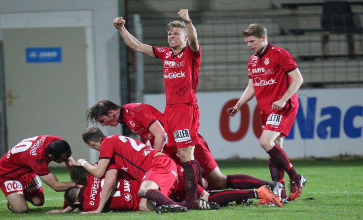 Riesenjubel nach dem 3:3-Ausgleichstreffer von Stefan Gotthartsleitner. Foto: Moser