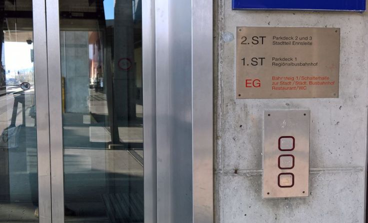 Der Lift wird auch von Bewohnern des Stadtteils Ennsleite gerne genutzt.
