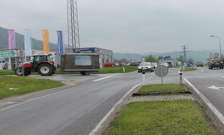 2018 soll der Kreisverkehr an der Kreuzung Eisenstraße/Kiernbergstraße gebaut werden.