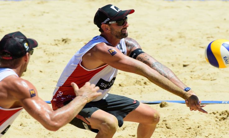 Alexander Horst (links) und Clemens Doppler Foto: FIVB