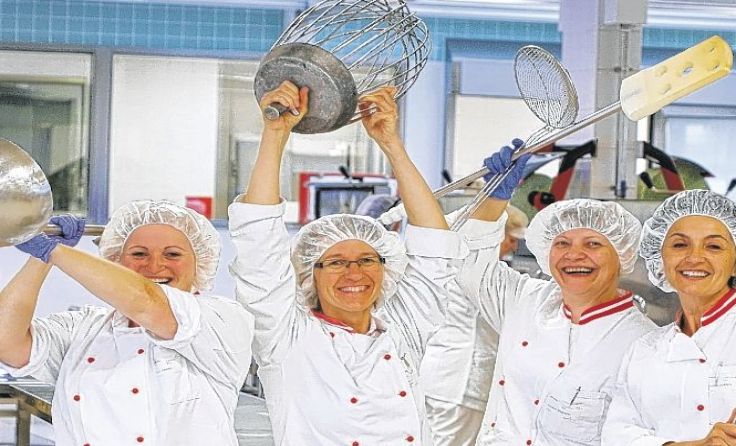 Das Küchenteam hat allen Grund zur Freude. Foto: gespag