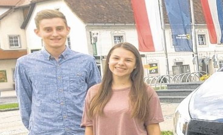 Laurenz, Hanna und Florian nutzen das Adlwanger Jugendtaxi gerne.