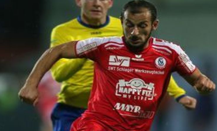 Torjäger Yusuf Efendioglu gastiert mit Vorwärts in Wolfsberg. Foto: SKV/Wimmer