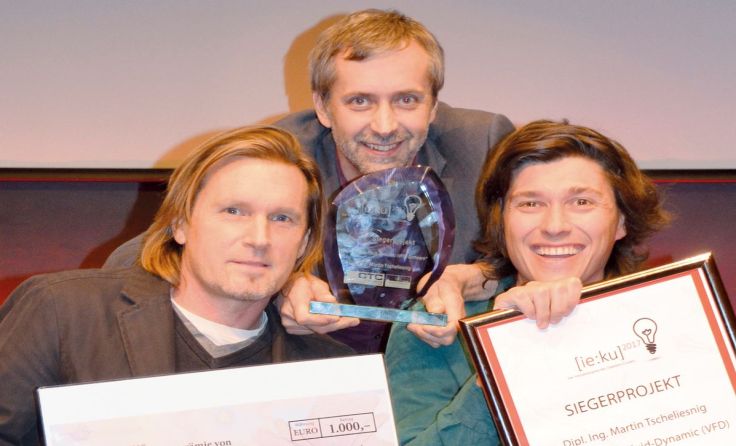 Von links: Rainer Schmied, Maximilian Hauer und Martin Tscheliesnig Foto: Business Upper Austria
