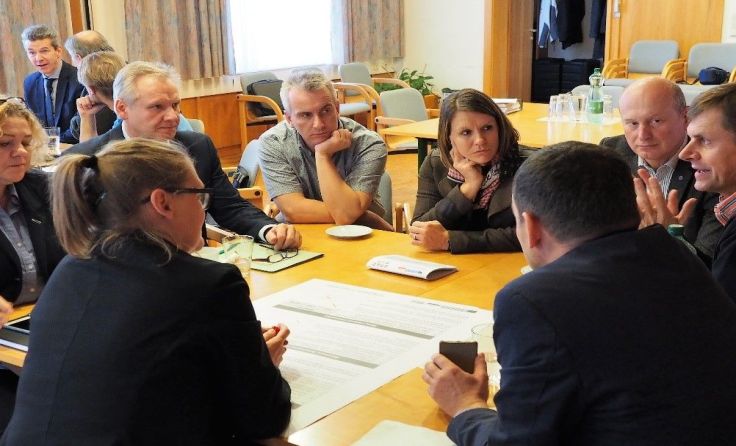 Workshop im Gemeindeamt Wolfern Foto: RMOÖ/Aigner