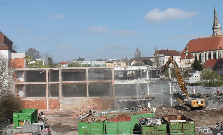 Das alte Eybl-Gebäude wurde abgerissen.