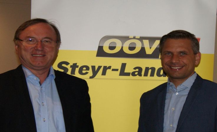 Johann Singer (links) und Wolfgang Hattmannsdorfer