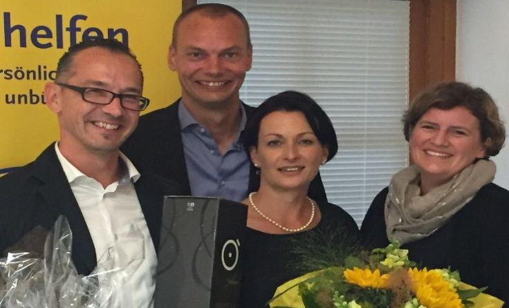 Von links: Jürgen Resch, Christian und Brigitte Wimmer, Barbara Gruber-Resch