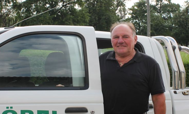 "Der weiße Pick-Up ist mein Markenzeichen".