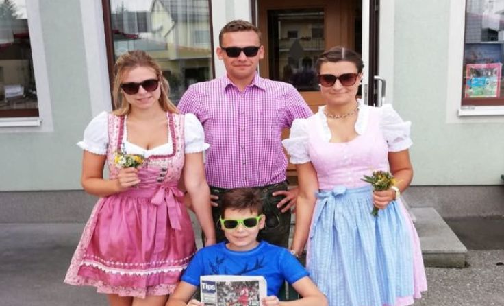 Von links: Klara Mayr, Florian Mayr, Benedikt Wolfsjäger, Birgit Mayr