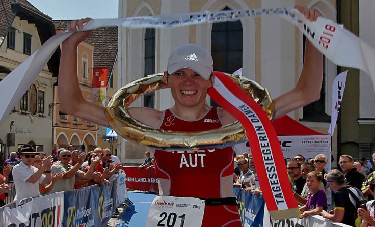 Sandrina Illes ist die schnellste Dame beim Powerman. Foto: Plohe