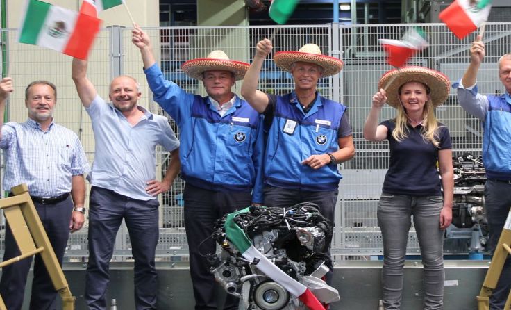 Die Reise der ersten Motoren aus Steyr nach Mexiko dauerte 35 Tage. Foto: BMW