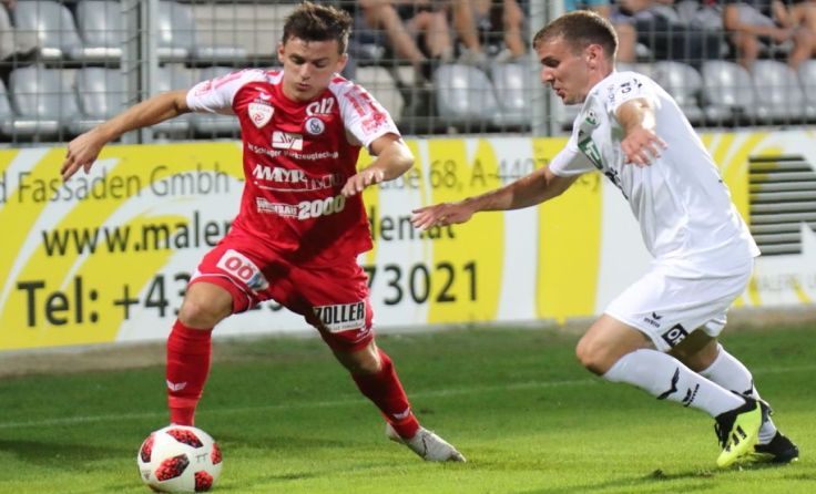 Christian Lichtenberger (links) ist gegen die Juniors OÖ wieder einsatzbereit. Foto: Archiv/Moser