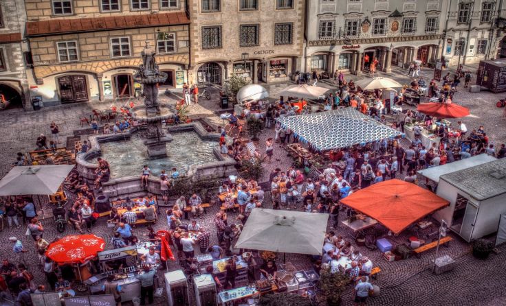 Der geplante Markt am Steyrer Stadtplatz Foto: Daniel Reichsthaler