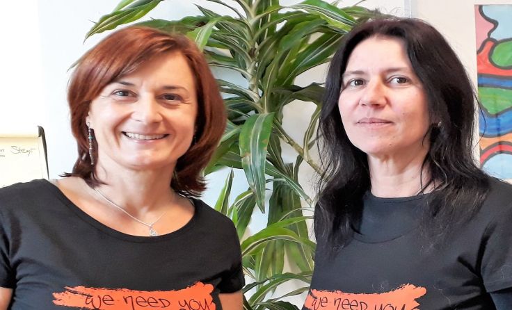 Die Jugendcoaches Brigitte Fixl (links) und Andrea Fetz Foto: Soziale Initiative