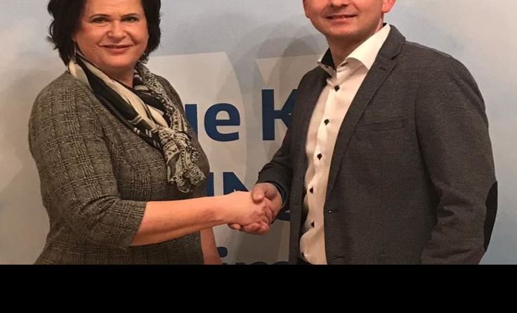 Edith Mühlberghuber und ihr Nachfolger Harald Plettenbacher Foto: FPÖ