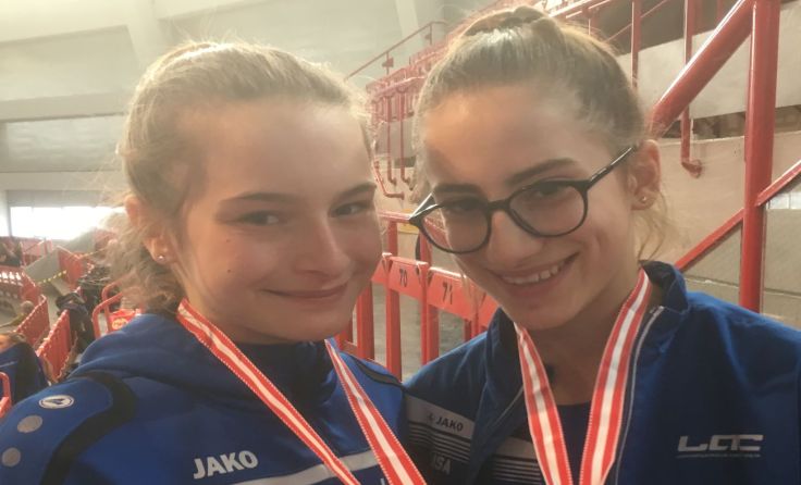 Veronika Schwarz (links) und Lisa Gruber Foto: LAC Amateure