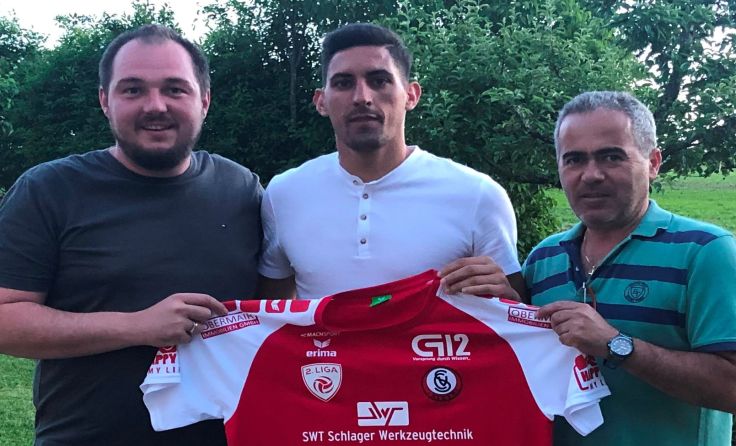 Von links: Jürgen Tröscher, Alberto Prada und Manager Nicolas Oliva