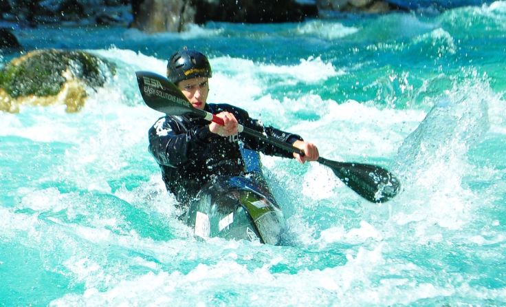Eric Kastner peilt im Wildwassersprint eine Topplatzierung an. Foto: Forelle Steyr