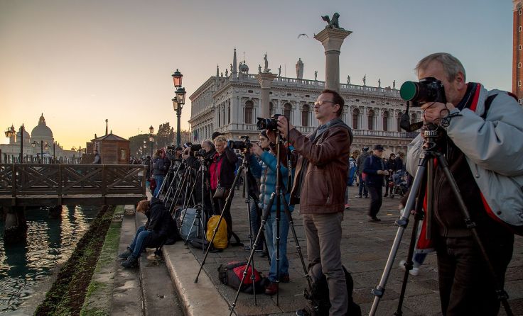 Neuzeuger Fotografen bei einer Reise nach Venedig. Foto: Fotoklub Neuzeug