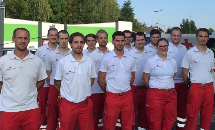Die neue Schnelleinsatzgruppe des Roten Kreuzes Foto: OÖRK/Grillmayr