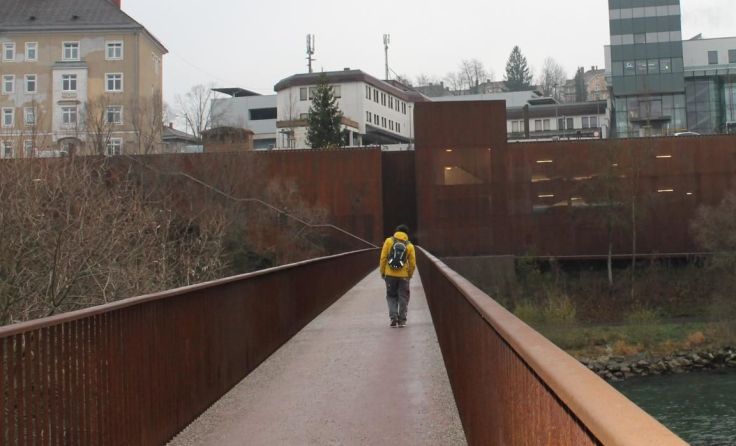 Hanggarage und Steg über die Enns wurden im November 2017 eröffnet. Foto: rh
