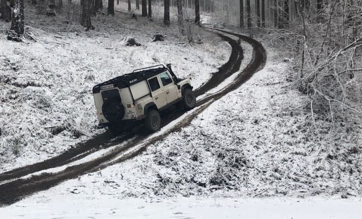 Winterliche Verhältnisse brachten den Teilnehmern zusätzlichen Fahrspaß. Foto: privat