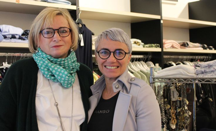 Elke Handlos (links) mit SWV-Präsidentin Doris Margreiter Foto: rh
