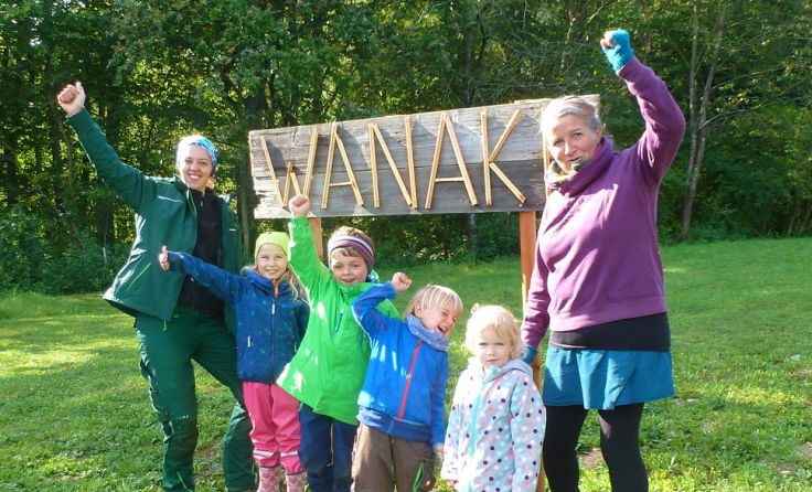 Die Kinder werden im „Wanaki“ im Freien betreut. Foto: privat