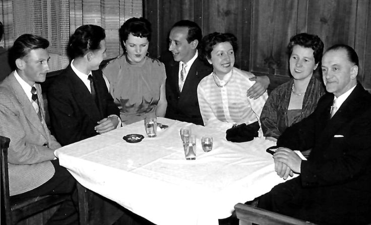 Klubabend im Café Stark im Jahr 1953 Foto: TSK GW Steyr