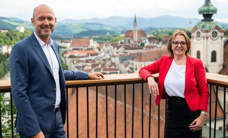 Markus Spöck, Judith Ringer Foto: ÖVP Steyr