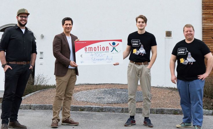 Von links: Tobias Kammerhofer, Florian Aichhorn, Samuel Stöcher und Stefan Kern Foto: Werbeberg
