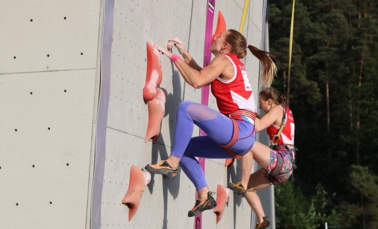 Kaplina gegen Barashcuhk (Foto: Kletterhalle 6a)